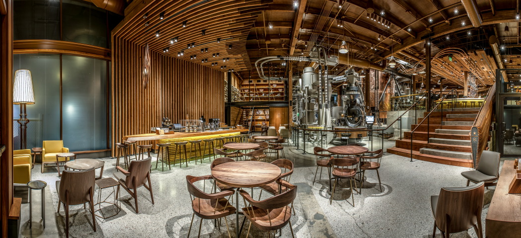 The world’s largest and most environmentally friendly Starbucks – LEED Platinum in Starbucks Shanghai Reserve Roastery