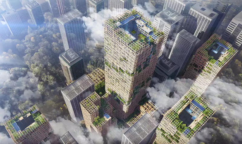 The W350 tower will be mostly wood, and 10{e3829ec1db02d54faaf9fa2de0d48db26af01d7a7944a63c3b26976124791cab} steel